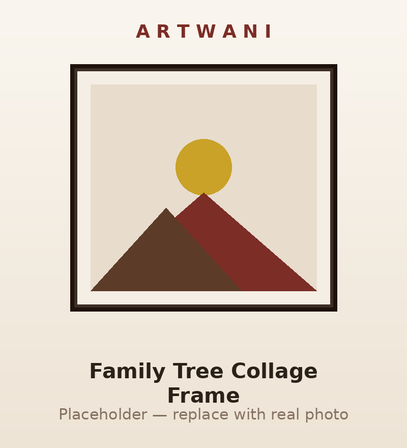 Family Tree Collage Frame